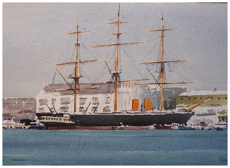 Watercolour painting by Andrew Gemmill