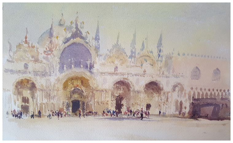 Watercolour painting by Andrew Gemmill