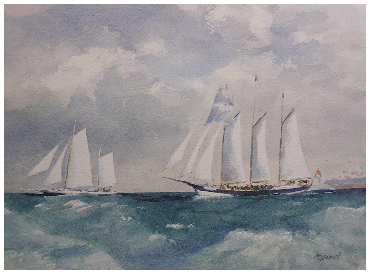 Watercolour painting by Andrew Gemmill