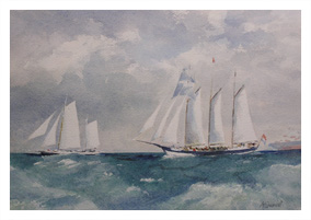 Watercolour painting by Andrew Gemmill