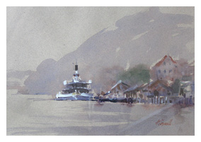 The Old Ferry - Watercolour